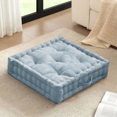 Poly Chenille Square Floor Pillow Cushion-24x24"