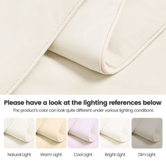 1-Piece 108x90" Cooling DA Comforter,Ivory