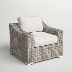 Fully Assembled Patio Chair with Cushions