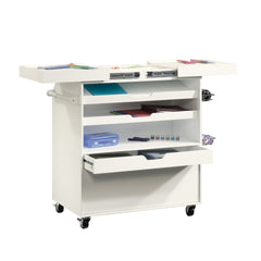 Traditional Craft Cart, White finish