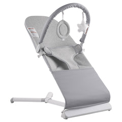Baby Bouncer Folding Bouncer Seat Chair for Babies 0-9 Months with Toy Bar