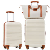Hardshell Luggage Sets 2Pcs + Bag Spinner Suitcase with TSA Lock Lightweight 20" + 24"