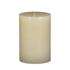 4x6" 2PK Unscented Soy Wax Candle, Ivory