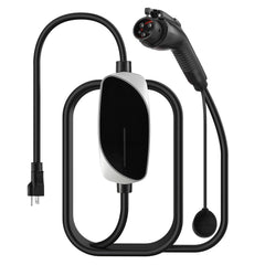 Level 1&2 EV Charger 16A Portable Charger 120V 240V 25 ft Cable LED Indicator