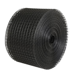 8 inch x 100ft Solar Panel Bird Guard, Critter Guard Roll Kit with 100pcs Stainless Steel Fasteners, Solar Panel Guard with Rust-proof PVC Coating, 1/2 inch Wire Roll Mesh