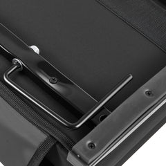 Stadium Seat, Portable Bleacher Seat with Armrest, Back Support and Thick Cushion, Bench Chair for Bleacher Includes Shoulder Strap, Hooks, Cup Holder, Black Football Bleachers Seats, 2PCS