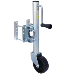 Trailer Jack, Boat Trailer Jack 32.8 in, Bolt-on Trailer Tongue Jack Weight Capacity 1000 lb, with PP Wheels and Handle for Lifting RV Trailer, Horse Trailer, Utility Trailer, Yacht Trailer