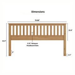 Malinda Mission Style King Panel Headboard