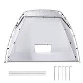 Portable Paint Booth, Larger Spray Paint Tent with Built-in Floor & Mesh Screen, Painting Tent Station for Furniture DIY Hobby Tool, 7.5x5.2x5.2ft Spray Paint Shelter