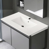 24" Bathroom Vanity Top Only, White Basin,Ceramic