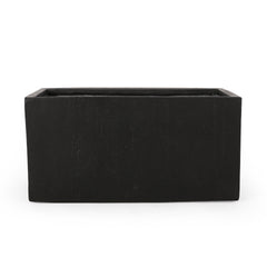 OUTDOOR LARGE SQUARE MGO PLANTER 35''L
