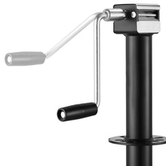 5000 lbs A-Frame Trailer Jack, 15-Inch Vertical Travel, Trailer Lift Jack with Adjustable 7-Level Drop Leg & Drill Socket, Cordless Drill Compatible, Suitable for RV, Utility, Yacht Trailers