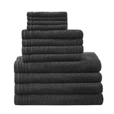 100% Cotton Quick Dry 12 Piece Bath Towel Set 12-Piece