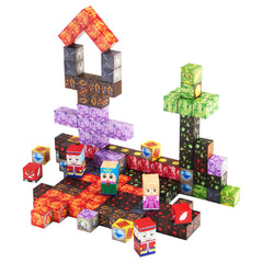 Magnetic Blocks 100 PCS Dark Castle Set STEM Montessori Sensory Toys