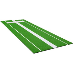 Softball Pitching Mat, 10' x 3' Softball Pitching Mound, Antislip Antifade Rubber Softball Pitching Training Aid, Pitch Practice Mat for Pitchers Indoor Outdoor Pitching Practice, Green