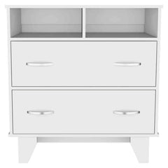Double Drawer Dresser Arabi, Bedroom, White
