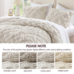 3PCS Full/Queen Comforter Set