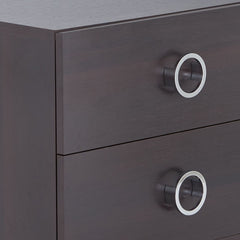 Elms Espresso Finish Accent Table