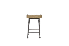 Counter Height Saddle Stool - Cashew (1 Per Carton)