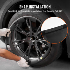 20" Wheel Rim Cover for Model Y Hubcap with Guard Tape & Valve Nozzle Hole