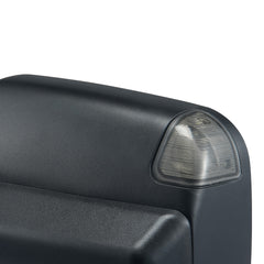 Towing Mirrors Fit for 2009-2018 Dodge Ram 1500, 2010-2018 Ram 2500 3500, Ram Classic 2019-2023 Power Heated with Signal Light & Puddle Light, Manual Controlling Flipping Folding, Black