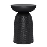 Boyd 13 inch Solid Mango Accent Table in Black