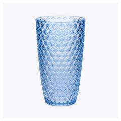 Diamond Cut Acrylic Glasses Drinking Set of 4 (19oz), Plastic Drinking Glasses, BPA Free Cocktail Glasses, Drinkware Set, Drinking Water Glasses