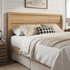 Maddox Modern Wood King Panel Headboard