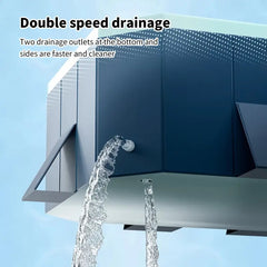 1.8m PVC folding pool (not inflatable) bathes and cools in summer, suitable for outdoor patio beach garden