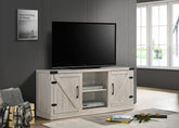 Salerno Dusty Gray 58"W TV Stand with 2 Open Shelves and 2 Cabinets