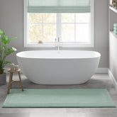 1 PCS 24x60" 100% Cotton Tufted 3000 GSM Reversible Bath Rug Green