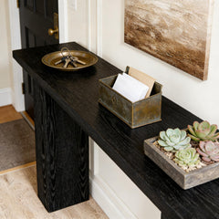 Triangular-Shaped Design Console Table,Sofa Table,Modern Entryway Table