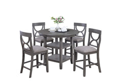 5-pcs Counter Height Dining Set