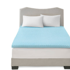 All Season Reversible Hypoallergenic Cooling Mattress Topper