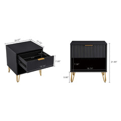 Nightstand in Black