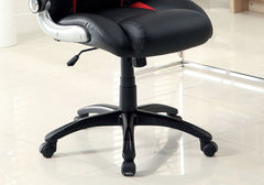 Modern Contemporary Padded Office Chair Pneumatic Height Adjustable An Wheel Legs