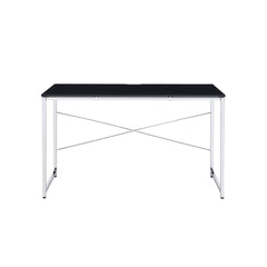 Tennos Black & Chrome Finish Writing Desk