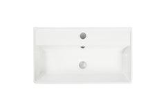 21.6" Ceramic Basin Only, 25V06-21 Basin, Glossy White GF-25V06PB21 - W1573P446795