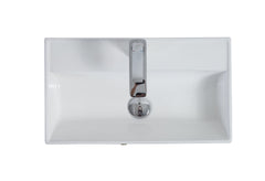 21.6" Ceramic Basin Only, 25V06-21 Basin, Glossy White GF-25V06PB21 - W1573P446795