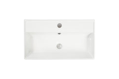 21.6" Ceramic Basin Only, 25V06-21 Basin, Glossy White GF-25V06PB21 - W1573P446795