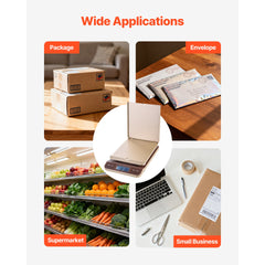 Digital Shipping Postal Scale, 0.1 oz High Accuracy, 88 lbs Postal Scale with Hold/Tare/Auto-off Function, Flip Holder Design & Easy Calibration, Fit for Home and Office Use, Battery Included
