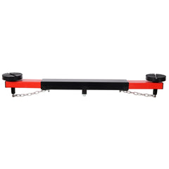 1Ton Floor Jack Cross Beam Adapter,for Floor Jacks Engine Hoist Shop Crane,Car Jack Underframe Cross Bar for Jack Cross-piece with Rubber Pads