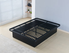 Modern Style Heavy Duty Queen Size Platform Bed Frame made with Metal and16 Inch height in Black