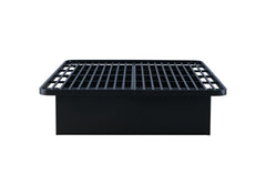 Modern Style Heavy Duty Queen Size Platform Bed Frame made with Metal and16 Inch height in Black