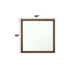 Miquell Oak Finish Mirror