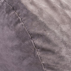 Michael 4 Foot Cylindrical Suede Bean Bag, Charcoal