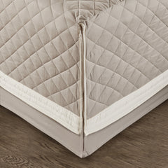 6 Piece Cotton Daybed Cover Set Khaki Daybed