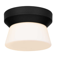 7 inch Black Integrated LED Flush Mount