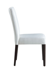 Carena White Finish Side Chair (Set of 2)
