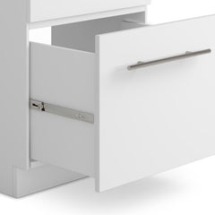 Metro - 24" Laundry Cabinet with Faucet and Stainless Steel Sink - White